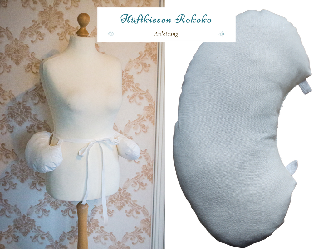 Schnittmuster Hüftkissen für Rokoko-Kleidung