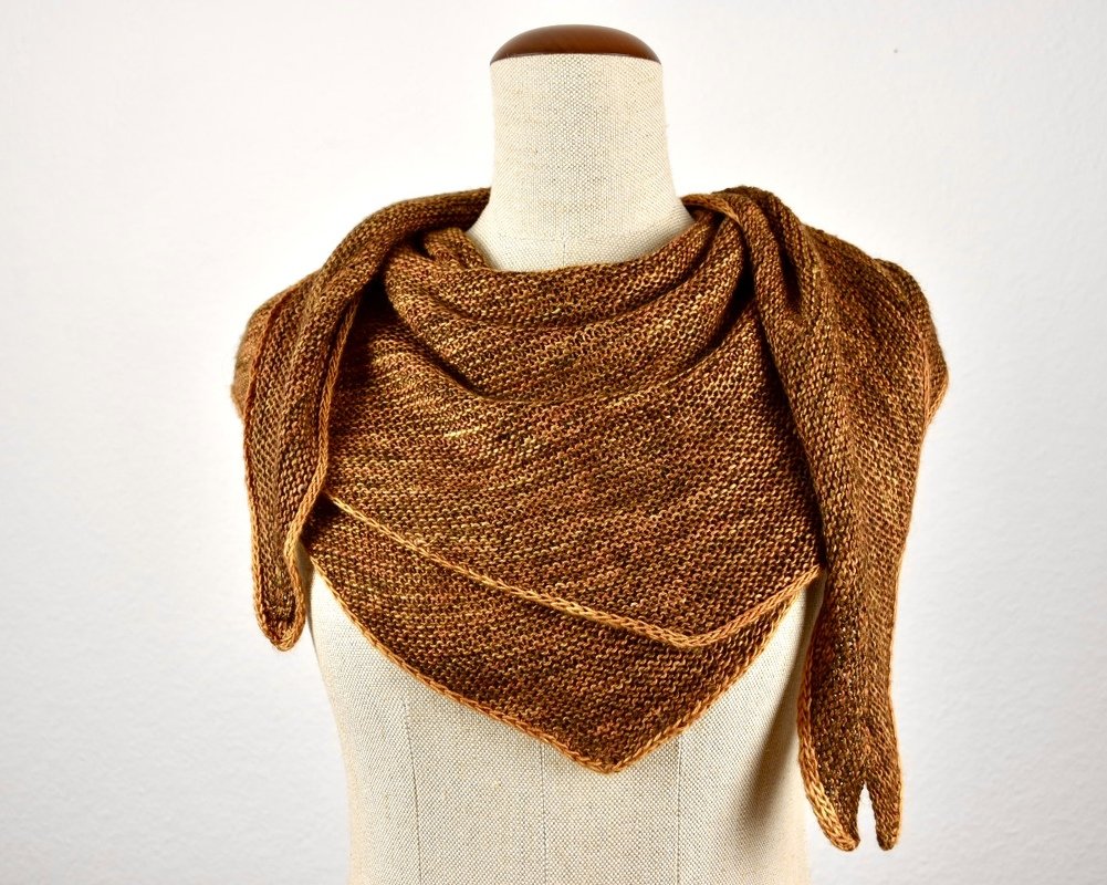 Crespo, einfach zu strickendes Tuch in Krausrechts - Bild 2