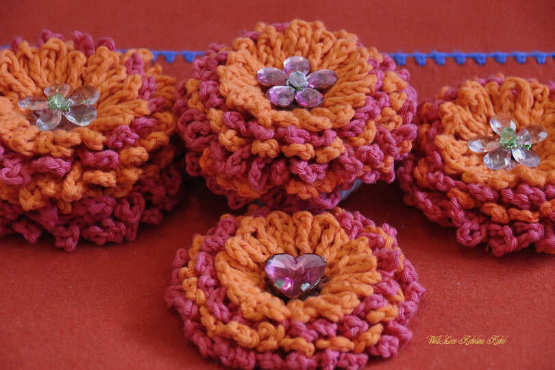 PDF download Häkel Anleitung Blume Simplicity