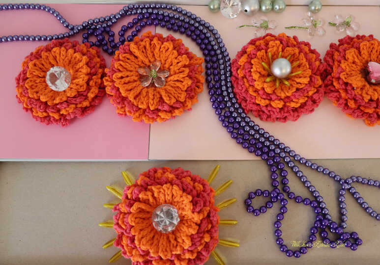 PDF download Häkel Anleitung Blume Simplicity