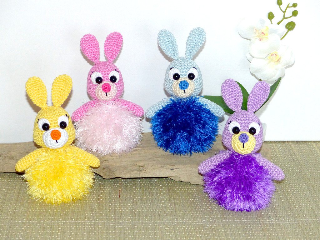 Häkelanleitung Flausch Hase