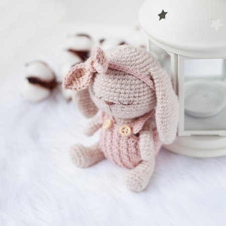 Sleeping Bunny Girl - Crochet Pattern