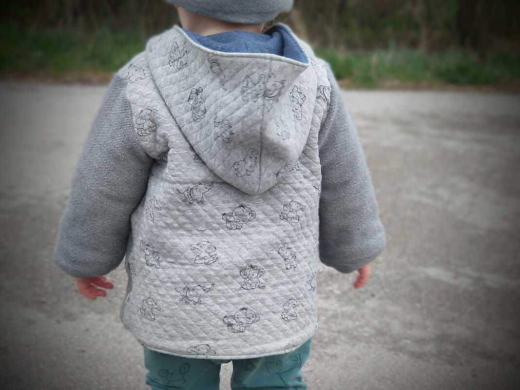 Babyjacke Zuckermäuschen Gr. 62 - 104 inkl. A0 Outdoor + dünne Stoffe - Bild 2