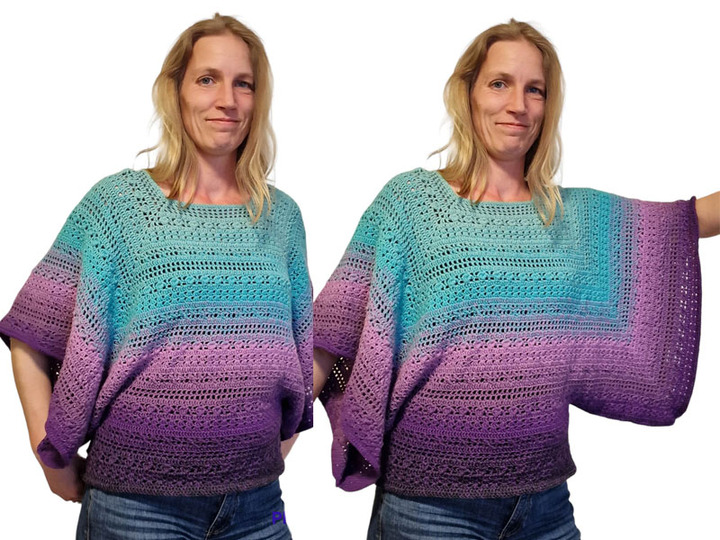 e-Book 8 Häkelanleitungen Oversize Oberteile