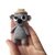 Larry the tiny toy koala in a hat, bear for gift, amigurumi doll pocket toy