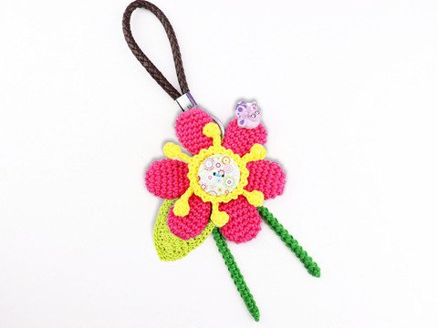 Anhänger (Deko) Blume, Gr. 10 x 10 cm