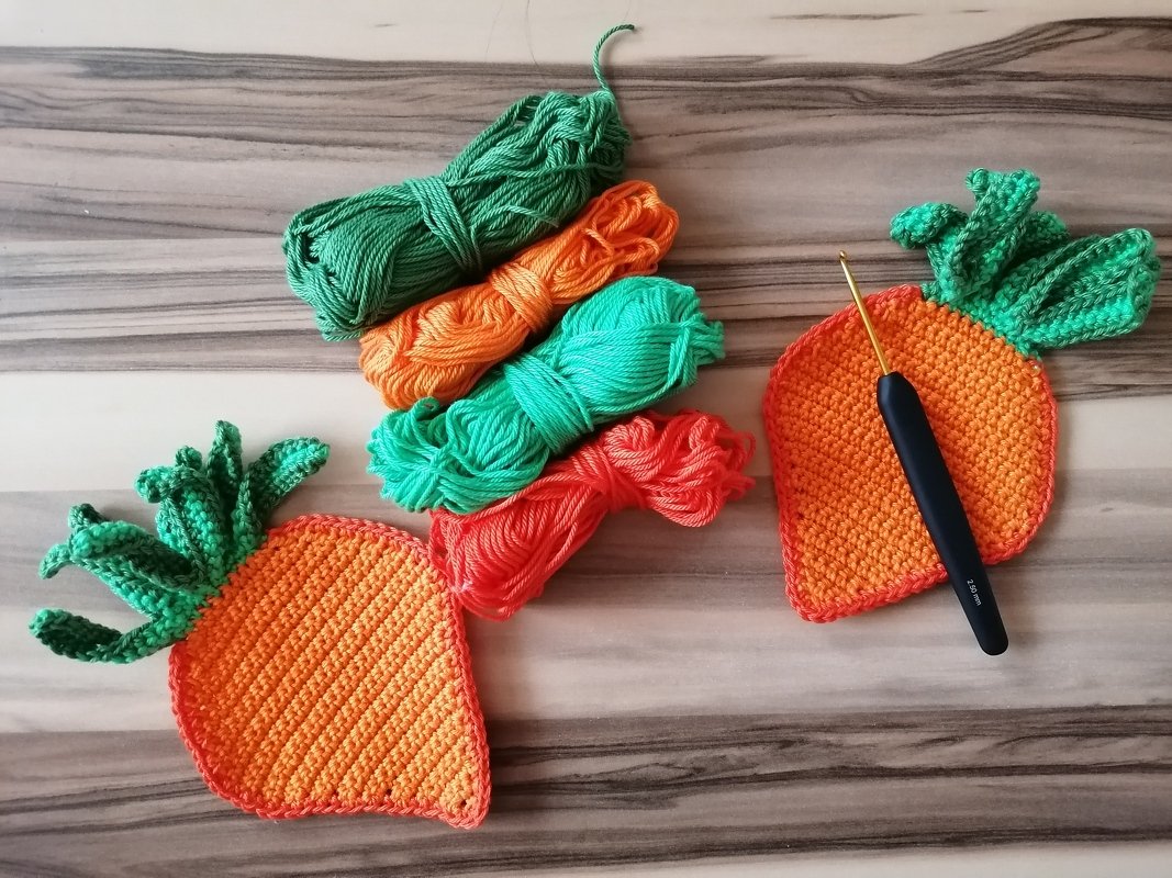 Karotten Tassenuntersetzer