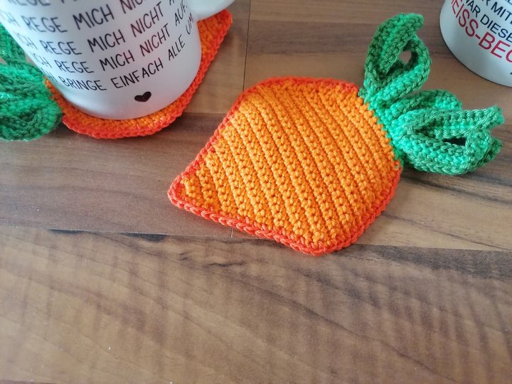 Karotten Tassenuntersetzer