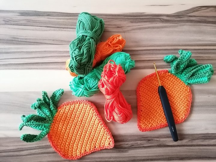 Karotten Tassenuntersetzer