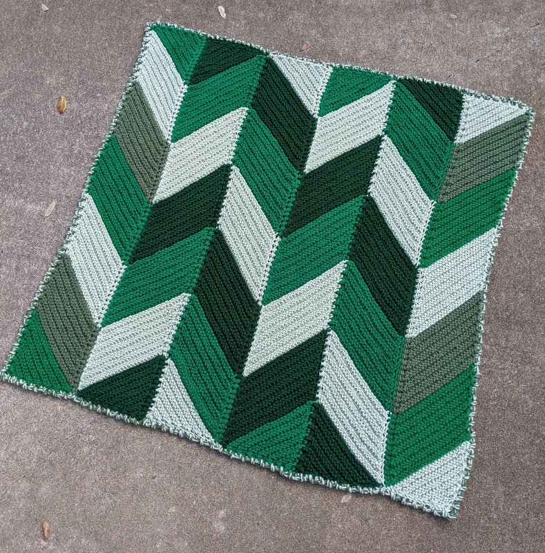 Cozy Ridges - Tunisian Crochet Blanket pattern - Image 3