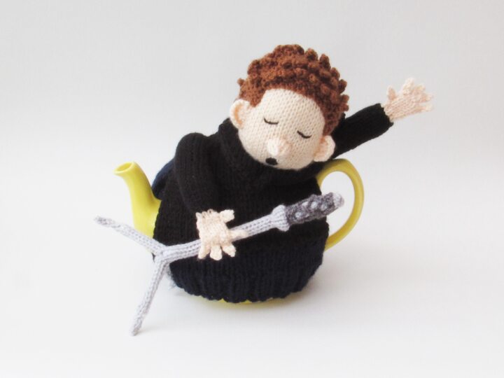 Rock Star Tea Cosy Knitting Pattern