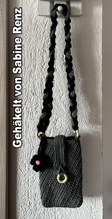 Crochet pattern smartphone case / smartphone cover / crossbody bag Cosma