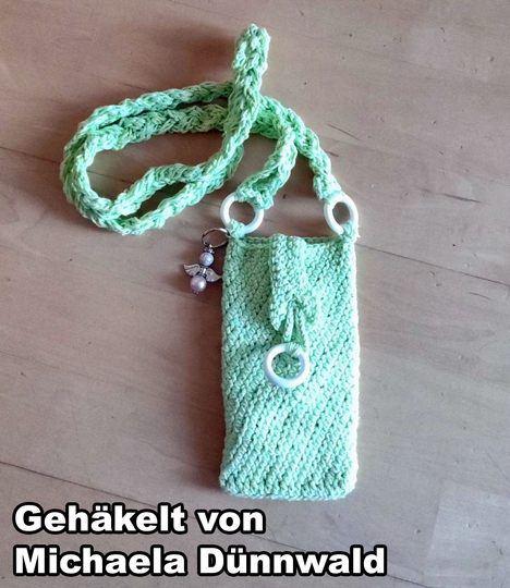Crochet pattern smartphone case / smartphone cover / crossbody bag Cosma