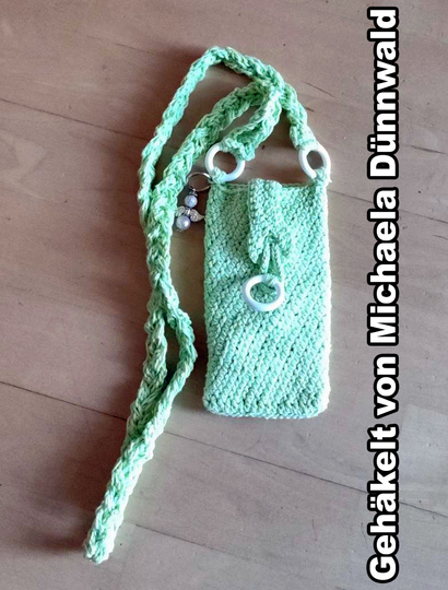 Crochet pattern smartphone case / smartphone cover / crossbody bag Cosma