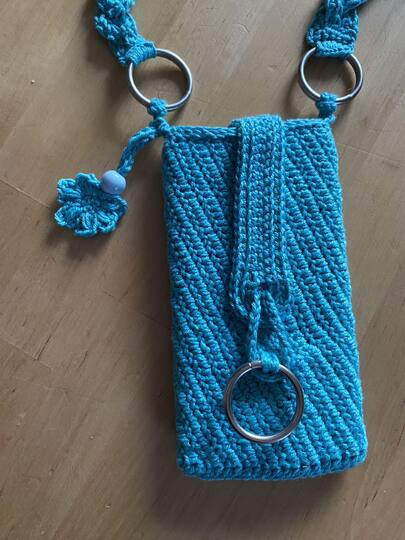Crochet pattern smartphone case / smartphone cover / crossbody bag Cosma