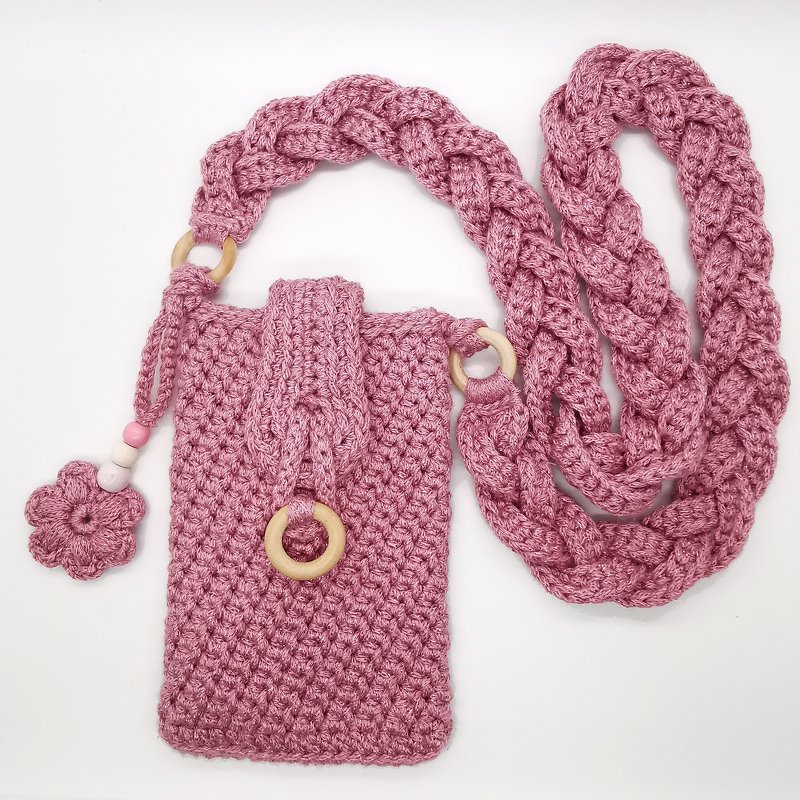 Häkelanleitung Smartphone Hülle / Smartphone Tasche / Crossbody Bag Cosma