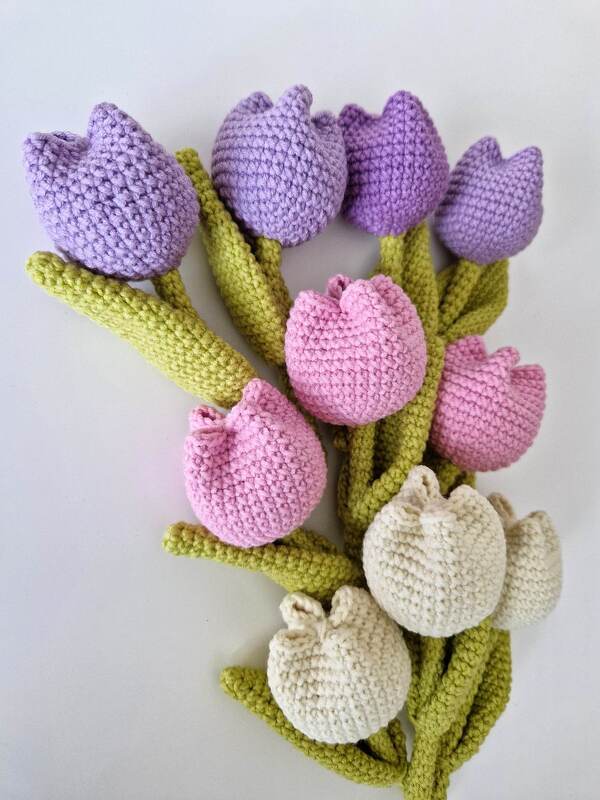 Crochet flower bouquet for Mother`s Day - Image 6