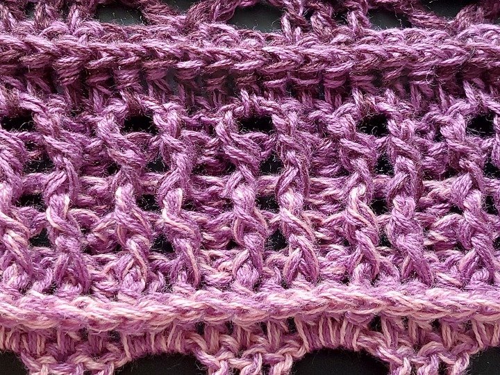 Triangular scarf „Tandrielle BE“ – Crochet Pattern