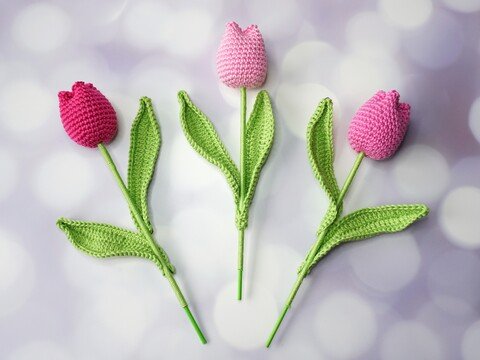 Häkelanleitung Tulpen - PDF Datei