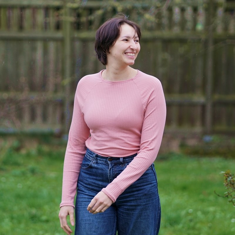 Raglan Shirt - Pullover eng - nähen mit Schnittmuster Gr. 34-40 - Bild 7