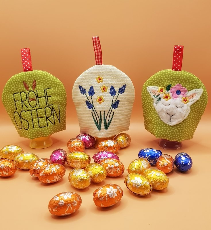 Stickdatei Eierwärmer ITH SET mit blanko Datei - Bild 4