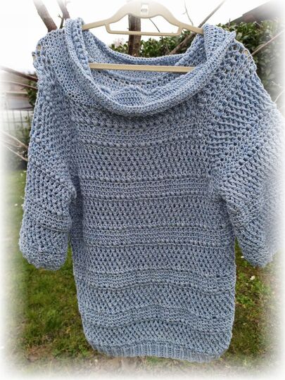 Häkelanleitung Oversize Pullover Tamika