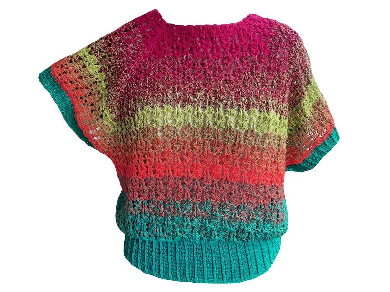 Häkelanleitung Oversize Pulli Mix It