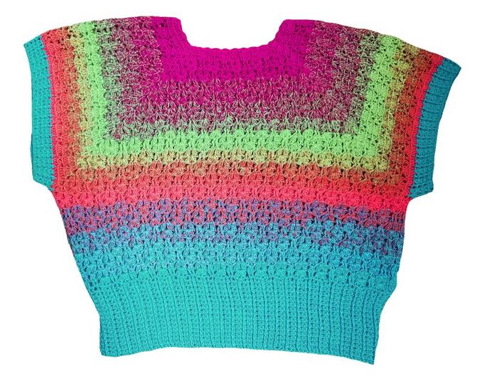 Häkelanleitung Oversize Pulli Mix It