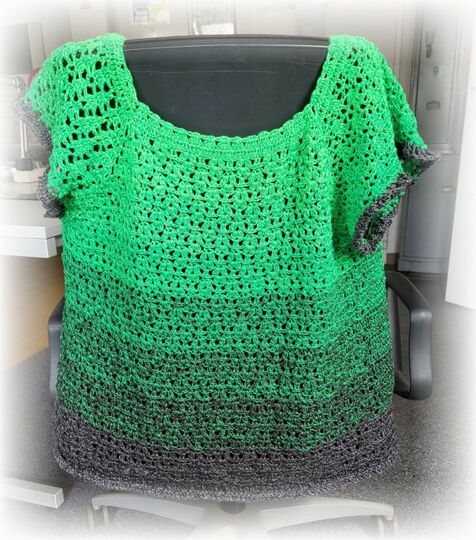 Häkelanleitung Oversize Pulli Mix It