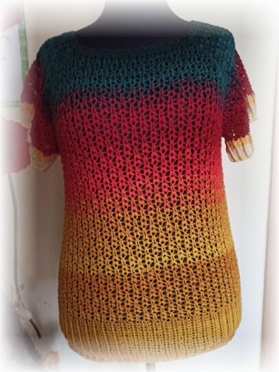 Häkelanleitung Oversize Pulli Mix It