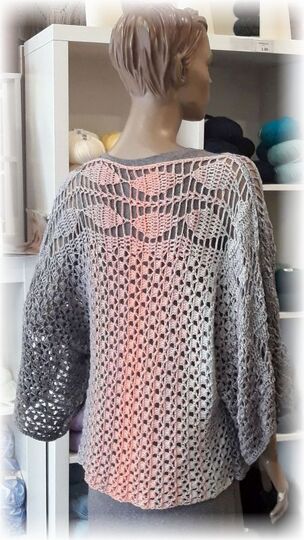 Häkelanleitung Oversize Tunika Dressy