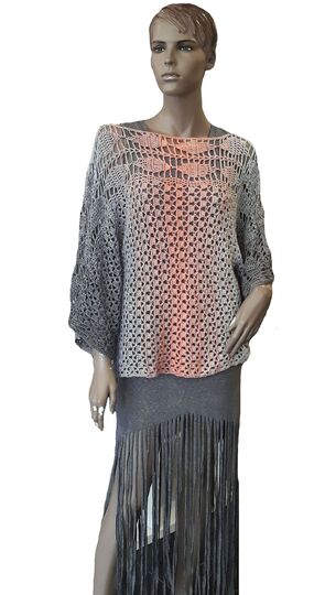 Häkelanleitung Oversize Tunika Dressy