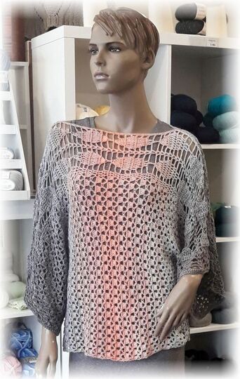 Häkelanleitung Oversize Tunika Dressy