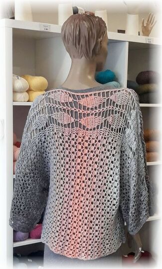 Häkelanleitung Oversize Tunika Dressy