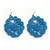 Spider Earrings Pattern, Crochet Pattern, Blue Earrings, Halloween Earrings
