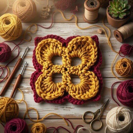Crochet Granny Square PDF + Video (English) – nontycrochet