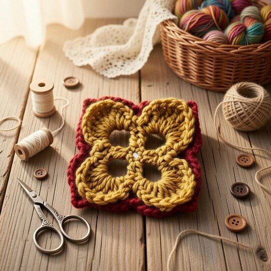 Granny Square Häkelanleitung PDF + Video (Englisch)