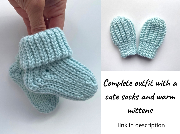 Crochet baby bonnet pattern, infant hat with ears, PDF pattern tutorial