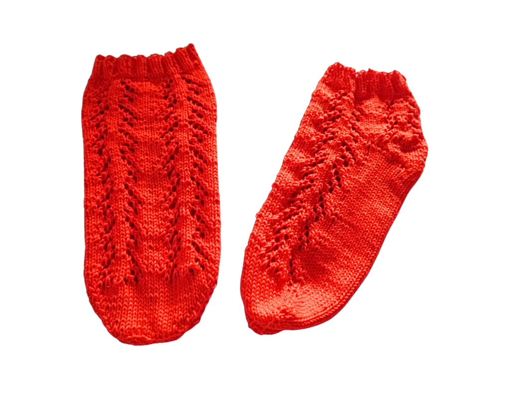 Damensöckchen Makihige - Größe 38 - Strickanleitung