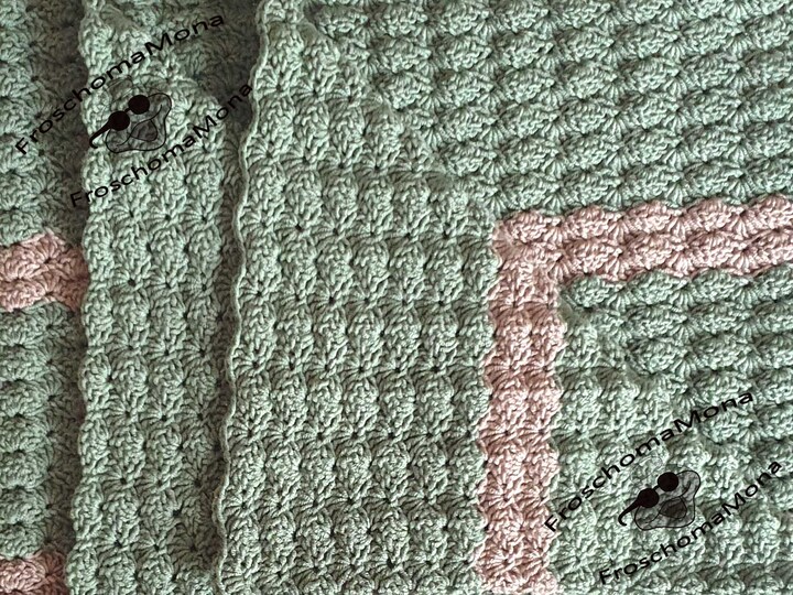 Decke " OLIANA " alle Größen Frühchendecke Babydecke Tagesdecke Anleitung