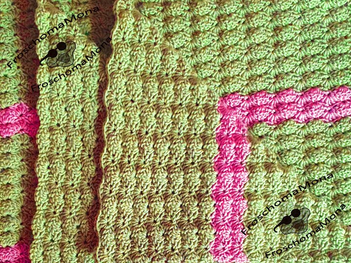 Decke " OLIANA " alle Größen Frühchendecke Babydecke Tagesdecke Anleitung