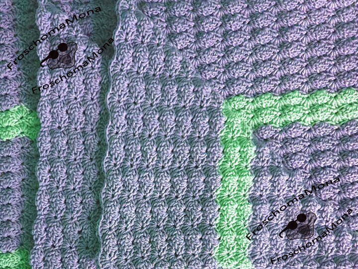 Decke " OLIANA " alle Größen Frühchendecke Babydecke Tagesdecke Anleitung