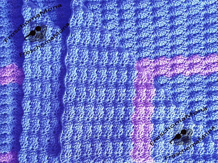 Decke " OLIANA " alle Größen Frühchendecke Babydecke Tagesdecke Anleitung