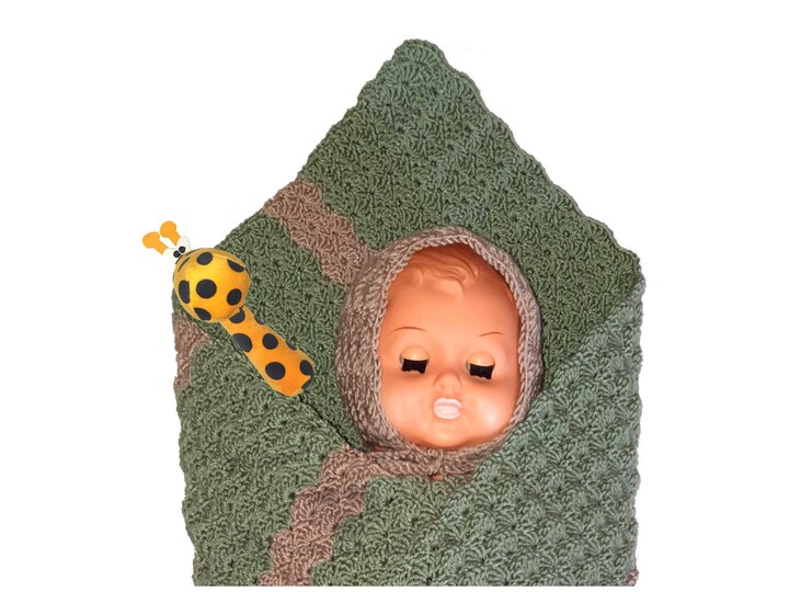 Babymütze OLIANA 3-D-Optik 7 Größen von Frühchen bis 4 Jahre Häkelanleitung