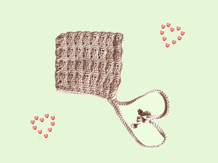 Babymütze OLIANA 3-D-Optik 7 Größen von Frühchen bis 4 Jahre Häkelanleitung