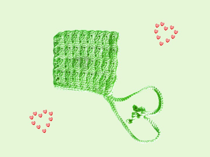 Babymütze OLIANA 3-D-Optik 7 Größen von Frühchen bis 4 Jahre Häkelanleitung