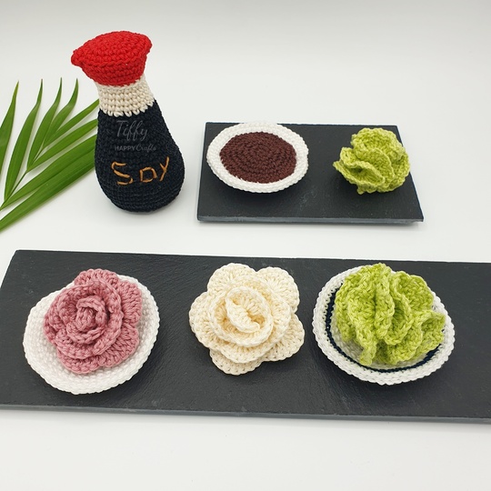 Japanisches Gewürz für Sushi Häkelanleitung PDF