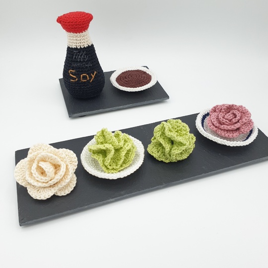 Japanisches Gewürz für Sushi Häkelanleitung PDF