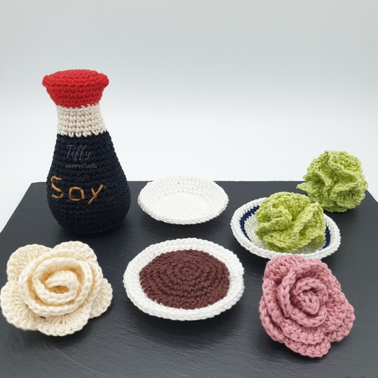 Japanisches Gewürz für Sushi Häkelanleitung PDF