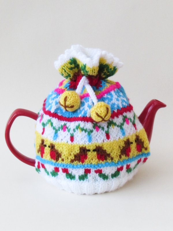 Fair Isle Jingle Bells Christmas Tea Cosy Knitting Pattern - Image 8